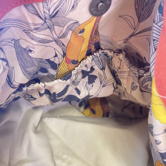 The Sak Hobo Shoulder Bucket Bag Tangerine Leather Pebbled Boho Y2K Hippie Hobo - Picture 3 of 14